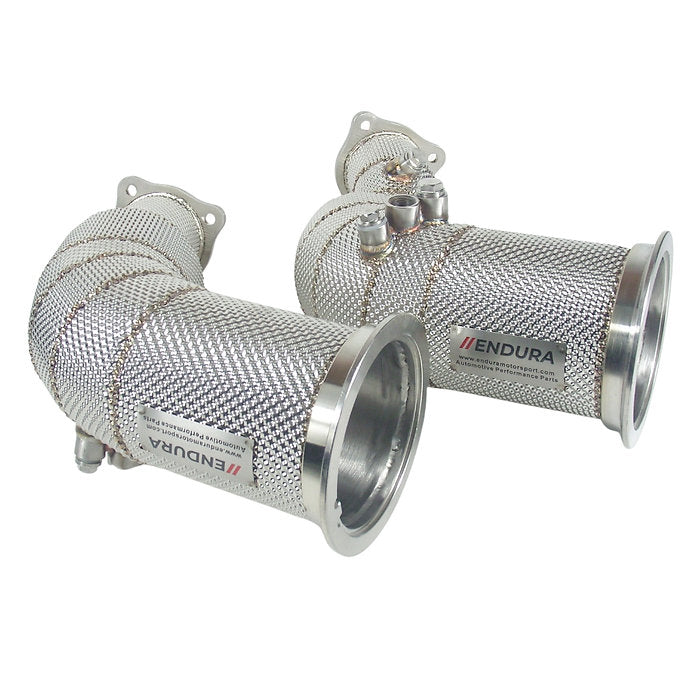 Endura - Downpipe with Heat Shield - Audi RS4 B9 / RS5 F5 OPF