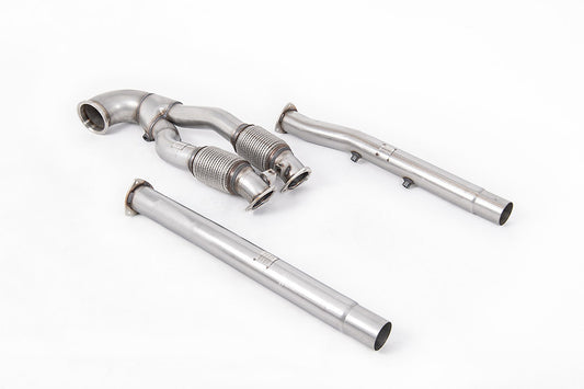 Milltek Large-bore Downpipe and De-cat Audi RS3 8.5V / 8Y, TTRS 8S, RSQ3 OPF