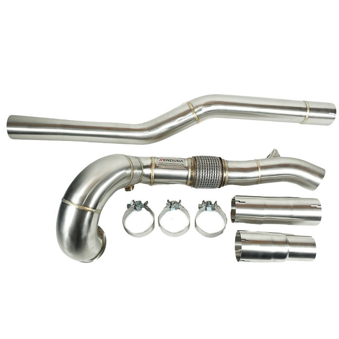 Endura - Downpipe 3.5″ - Golf 7R, S3 8V, Leon 5F - 2.0 TSI MQB
