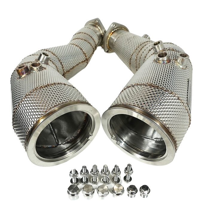 Endura - Downpipe with heat shield - Audi RS6 / RS7 C8 - 4.0T