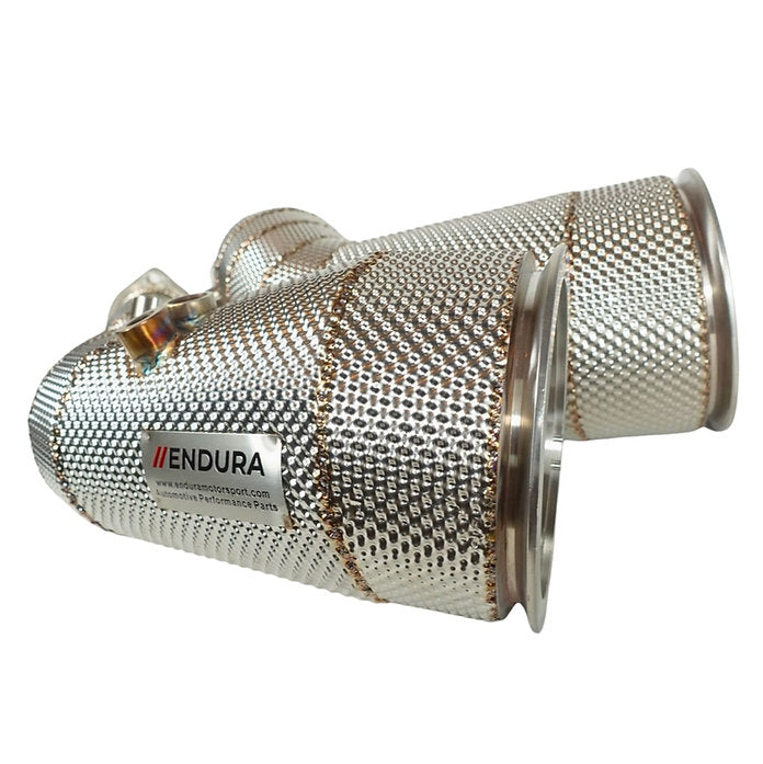 Endura - Downpipe with heat shield - Audi RS6 / RS7 C8 - 4.0T